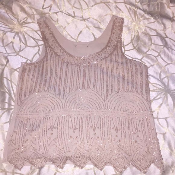 Beautiful Beaded Tank - Picture 1 of 4
